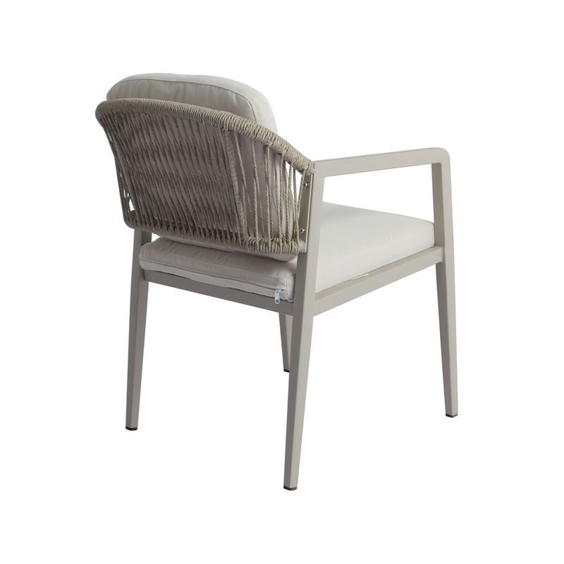 7 Pieces Modern Outdoor Dining Set With Acacia Wood Table And Chairs