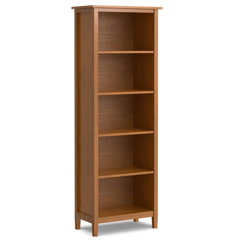 Warm Shaker - 5 Shelf Bookcase - R&R Furniture Gallery (Fountain Valley, CA)