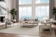 St. Charles - Chairside Table - Dove Gray - R&R Furniture Gallery (Fountain Valley, CA)