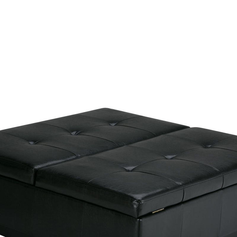 Dover - Multifunctional Lift Top Coffee Table Storage Ottoman - R&R Furniture Gallery (Fountain Valley, CA)