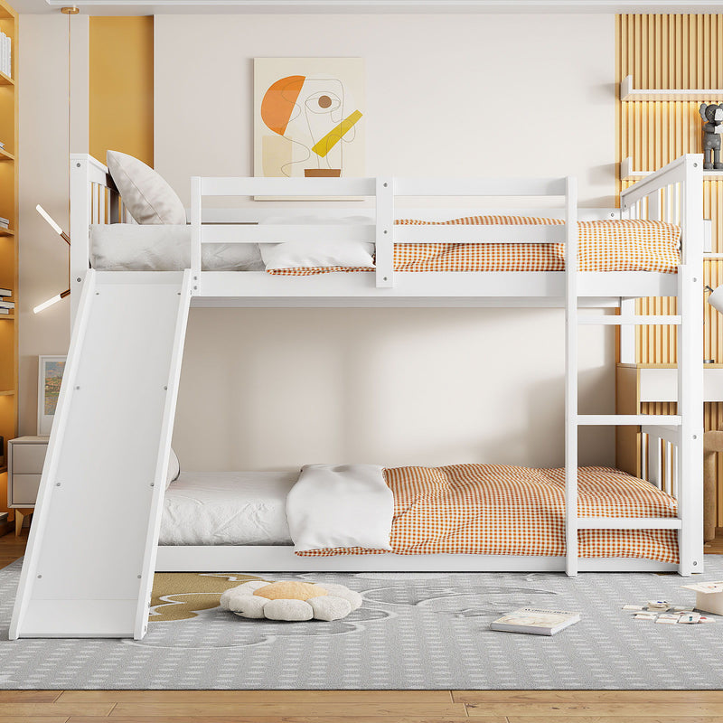 Bunk Bed With Convertible Ladder And Slide - R&R Furniture Gallery (Fountain Valley, CA)