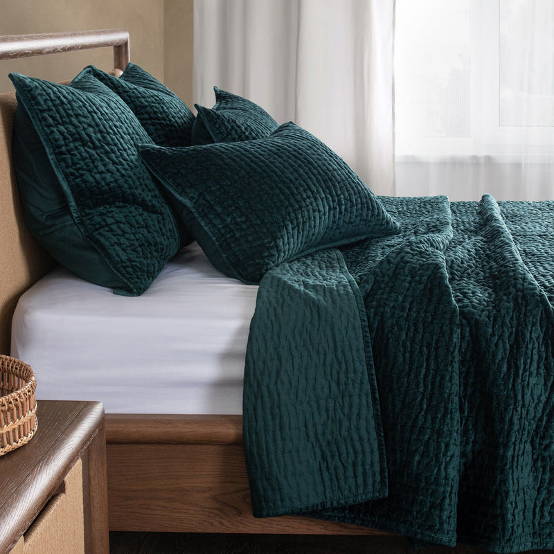 Bari - Velvet Sham - Emerald