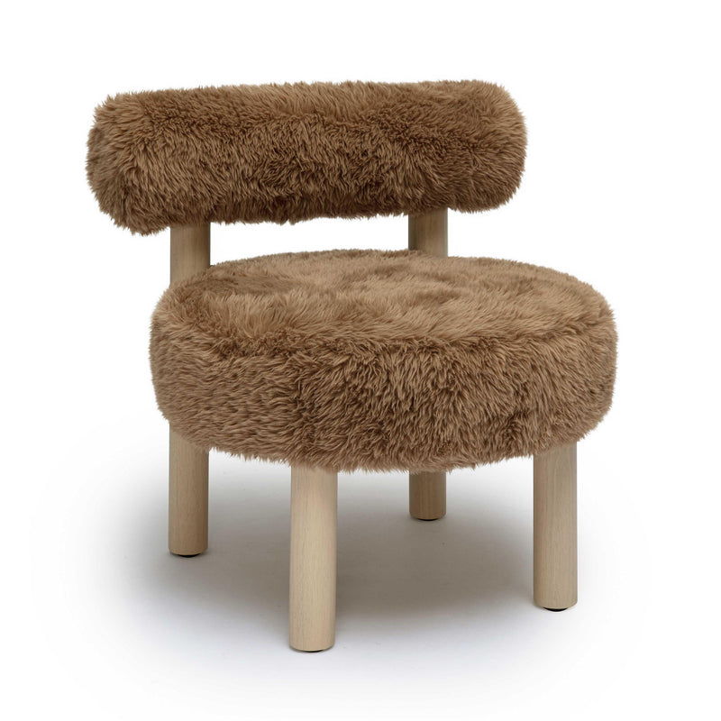 Carmel - Vegan Shearling Accent Chair - R&R Furniture Gallery (Fountain Valley, CA)