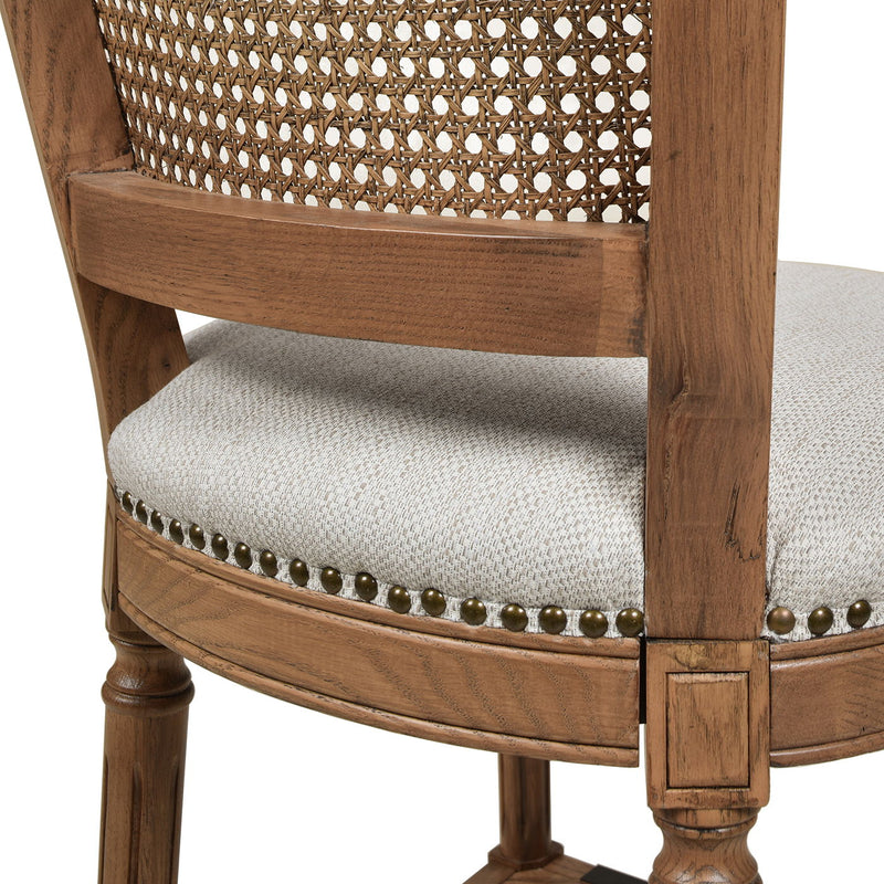 Triomphe - Rattan Wicker High Back Armless Counter Bar Stool - R&R Furniture Gallery (Fountain Valley, CA)