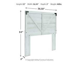 Shawburn - Crossbuck Panel Headboard - R&R Furniture Gallery (Fountain Valley, CA)