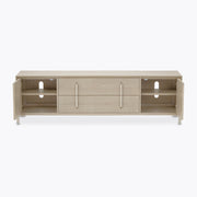 Lotus Bay - TV Console - Sand - R&R Furniture Gallery (Fountain Valley, CA)