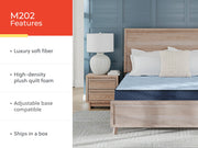 Sierra Sleep® Peak 2.0 10 Hybrid Mattress showing a plush, layered surface with quilted top and supportive edge design.