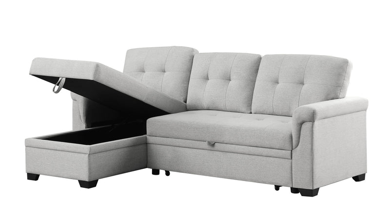 Hunter - Reversible Sleeper Sectional Sofa With Storage Chaise