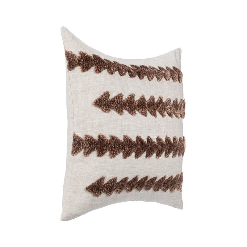 Lineage - Essay 22" x 22"Pillow - Frothed Brown - R&R Furniture Gallery (Fountain Valley, CA)