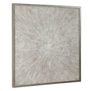 Abstract pearl silver canvas art by Uttermost featuring a mesmerizing, modern design on a sleek canvas surface.