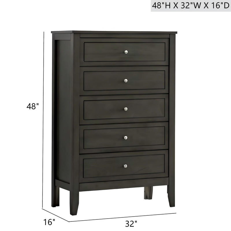 Daniel - Chest, 5 Drawer Storage Unit - R&R Furniture Gallery (Fountain Valley, CA)
