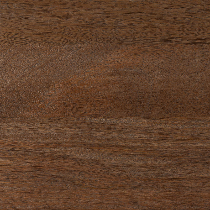 Classic Home Glendale 64-inch toasted chestnut dining bench with wooden legs, ideal for farmhouse dining room seating.