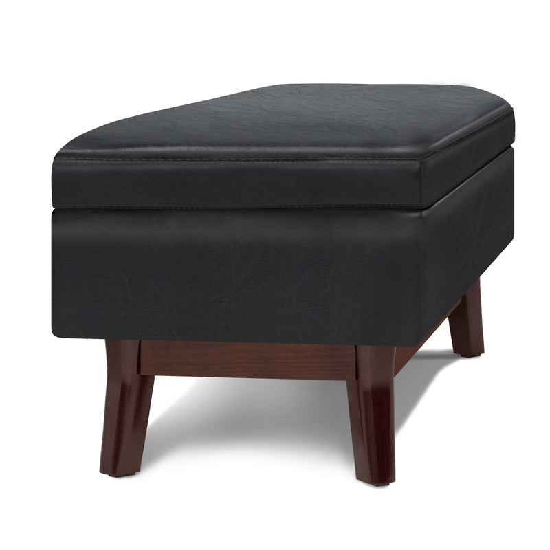 Owen - Rectangular Storage Ottoman - Midnight Black - R&R Furniture Gallery (Fountain Valley, CA)