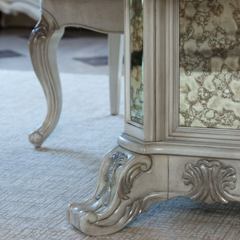 Platine de Royale - Rectangular Dining Table - Champagne - R&R Furniture Gallery (Fountain Valley, CA)