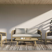 Parkside - Outdoor Sofa - Natural - R&R Furniture Gallery (Fountain Valley, CA)