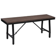 Mariatu - Bench - Oak & Black - R&R Furniture Gallery (Fountain Valley, CA)