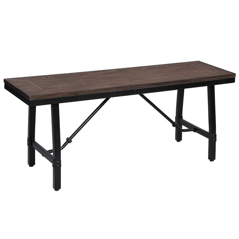 Mariatu - Bench - Oak & Black - R&R Furniture Gallery (Fountain Valley, CA)
