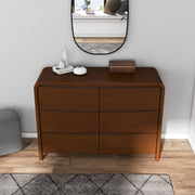 Lionel - 6 Drawer Dresser - Brown - R&R Furniture Gallery (Fountain Valley, CA)