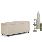 Avalon - Upholstered Storage Ottoman - R&R Furniture Gallery (Fountain Valley, CA)