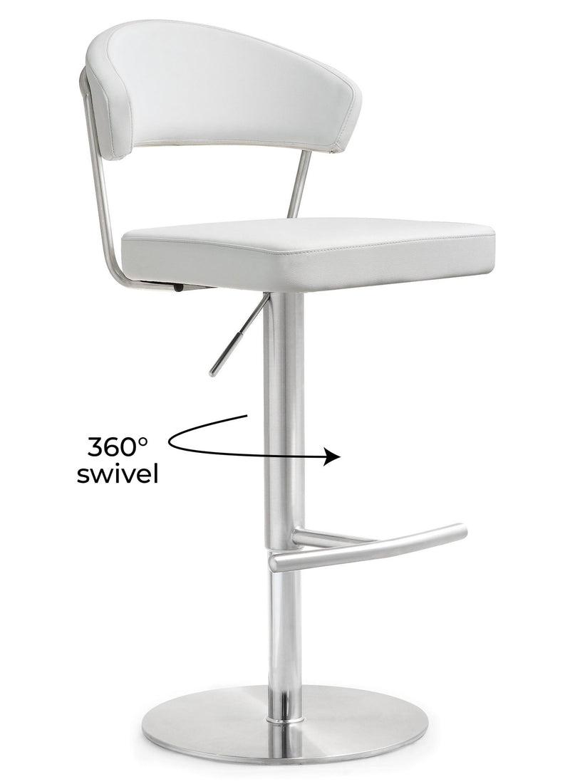 Cosmo - Stainless Steel Barstool - R&R Furniture Gallery (Fountain Valley, CA)