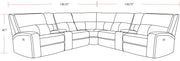 Polaris - Modular Power Reclining Sectional - R&R Furniture Gallery (Fountain Valley, CA)