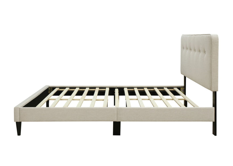 Upholstered Bed Compact With USB - R&R Furniture Gallery (Fountain Valley, CA)