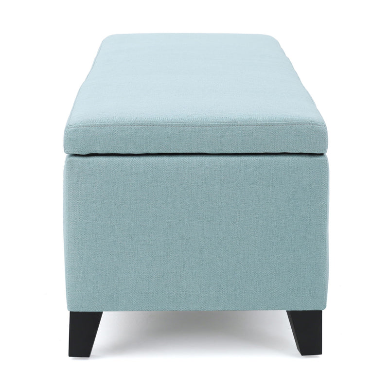 Contemporary Storage Ottoman Bench With Upholstery - R&R Furniture Gallery (Fountain Valley, CA)