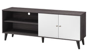 Amidon - TV Stand, With 2 Storage Shelves And 1 Cabinet - R&R Furniture Gallery (Fountain Valley, CA)