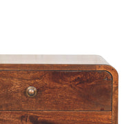 Curved Nightstand, - R&R Furniture Gallery (Fountain Valley, CA)