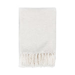 Throws - 50" x 70" TC Aria Boucle Throw - Ivory - R&R Furniture Gallery (Fountain Valley, CA)