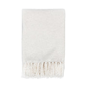 Throws - 50" x 70" TC Aria Boucle Throw - Ivory - R&R Furniture Gallery (Fountain Valley, CA)