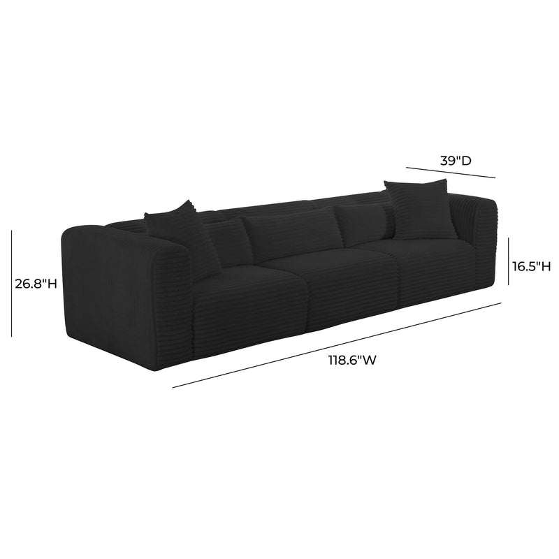 Tarra - Fluffy Oversized Corduroy Modular Sofa - R&R Furniture Gallery (Fountain Valley, CA)