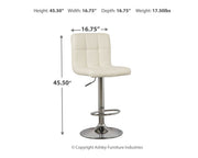 Bellatier - Adjustable Height Barstool (Set of 2) - R&R Furniture Gallery (Fountain Valley, CA)