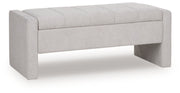 Akselman - Storage Bench - Gray - R&R Furniture Gallery (Fountain Valley, CA)