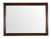 Glory Furniture LaVita mirror with a sleek rectangular frame, reflecting a modern and stylish home decor piece.