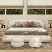 Archie Puffy Grounded - Upholstered Platform Bed - R&R Furniture Gallery (Fountain Valley, CA)