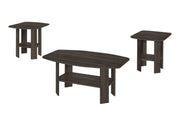 Table Set: Coffee, End, Side, Accent, Living Room, Transitional (Set of 3) - Oak - R&R Furniture Gallery (Fountain Valley, CA)