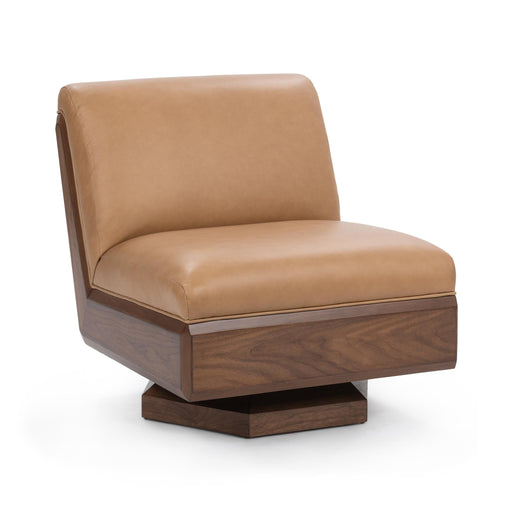 Myla - Swivel Accent Chair - Tan - R&R Furniture Gallery (Fountain Valley, CA)