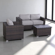 Stylish Sofa Seating Group With Cushions Perfect For Outdoor Gatherings - R&R Furniture Gallery (Fountain Valley, CA)