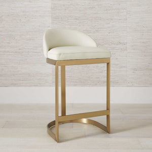 Got Your Back - Counter Stool - Gold / White