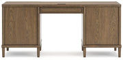 Roanhowe - Home Office Desk - Brown - R&R Furniture Gallery (Fountain Valley, CA)