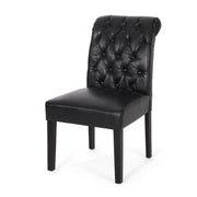 Broxton - Tuft Dining Rolltop Chairs With Button Tufted Backrest (Set of 2) - R&R Furniture Gallery (Fountain Valley, CA)