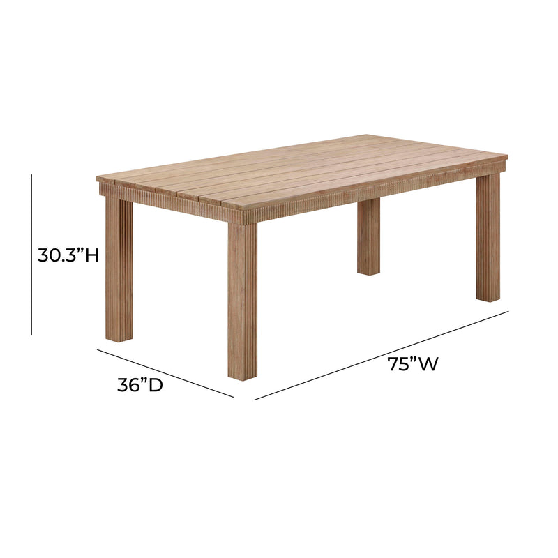 Cassie - Outdoor Rectangular Dining Table - R&R Furniture Gallery (Fountain Valley, CA)