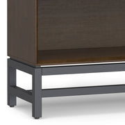 Banting - Low Wide Bookcase - Walnut Brown - R&R Furniture Gallery (Fountain Valley, CA)