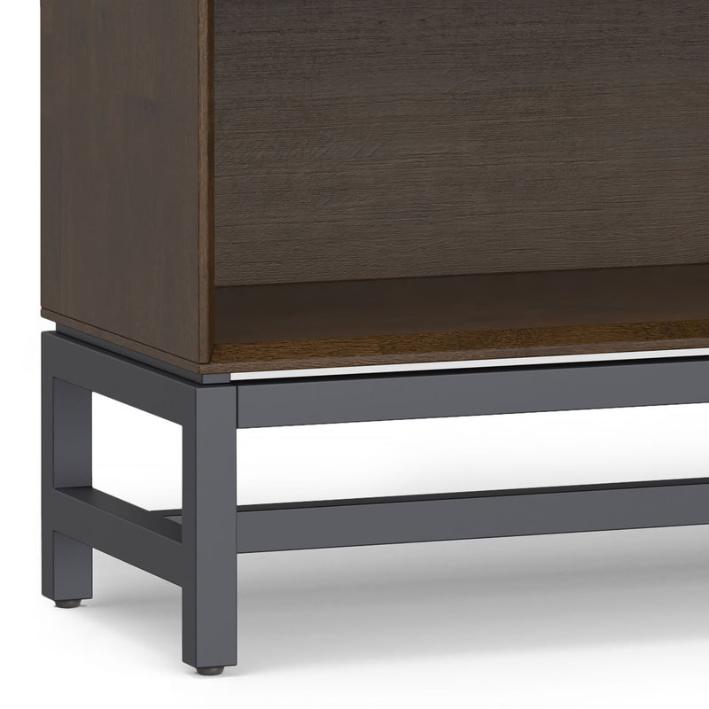 Banting - Low Wide Bookcase - Walnut Brown - R&R Furniture Gallery (Fountain Valley, CA)