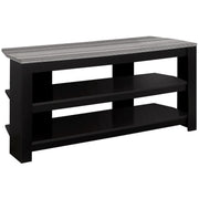 TV Stand, Console, Media Entertainment Center, 3 Storage Shelves - R&R Furniture Gallery (Fountain Valley, CA)
