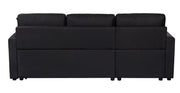 Paisley - Fabric Reversible Sleeper Sectional Sofa With Storage Chaise - R&R Furniture Gallery (Fountain Valley, CA)