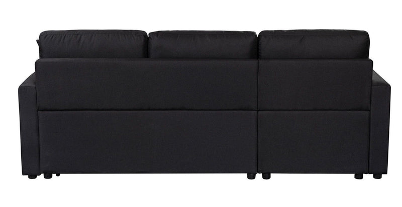 Paisley - Fabric Reversible Sleeper Sectional Sofa With Storage Chaise - R&R Furniture Gallery (Fountain Valley, CA)