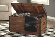 Kettleby - Storage Trunk - Brown - R&R Furniture Gallery (Fountain Valley, CA)
