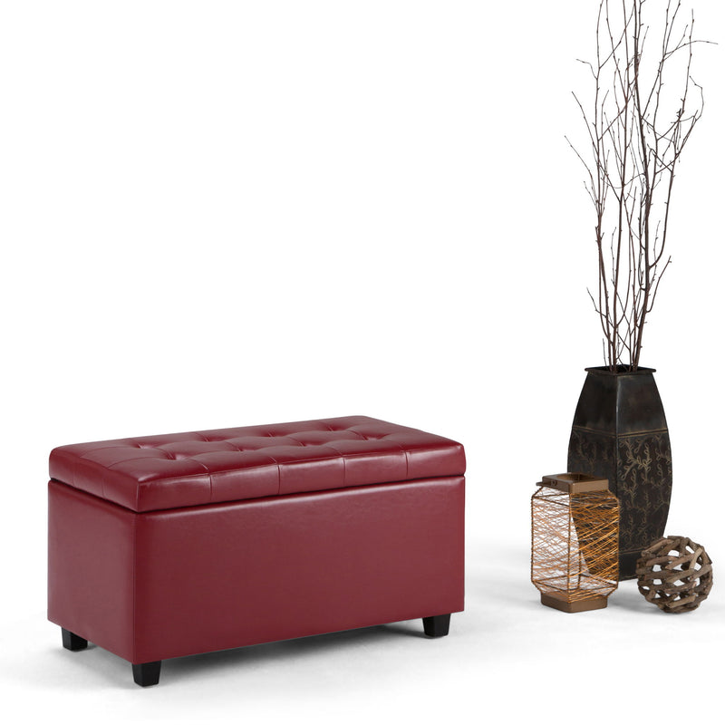 Cosmopolitan - Upholstered Storage Ottoman - R&R Furniture Gallery (Fountain Valley, CA)